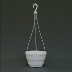 Подвесной горшок ДП 23 белый  5 шт/упак. оптом